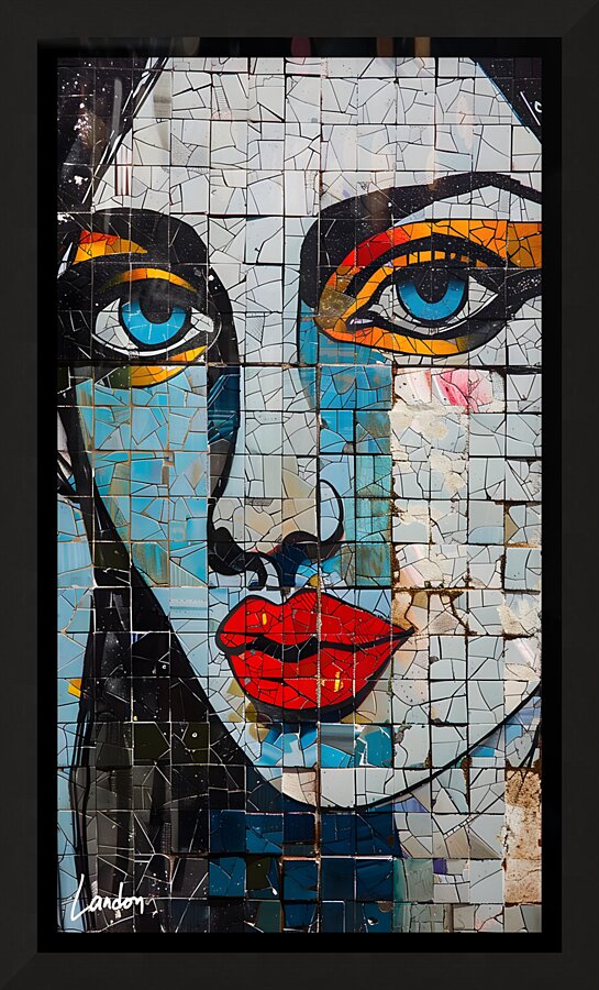 Blue Eyes 1 Picture Frame print