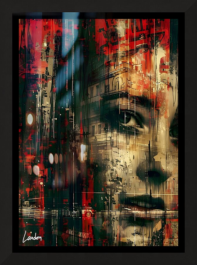 Destraction Picture Frame print