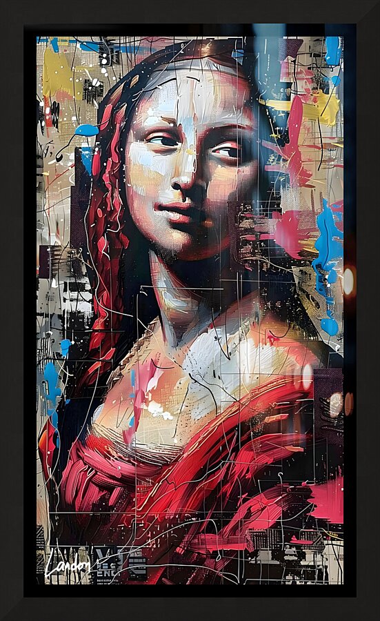 Mona of The Day Picture Frame print
