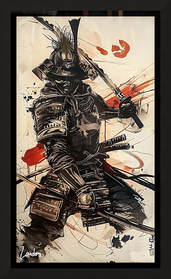 Japanese Warrior 3 Picture Frame print