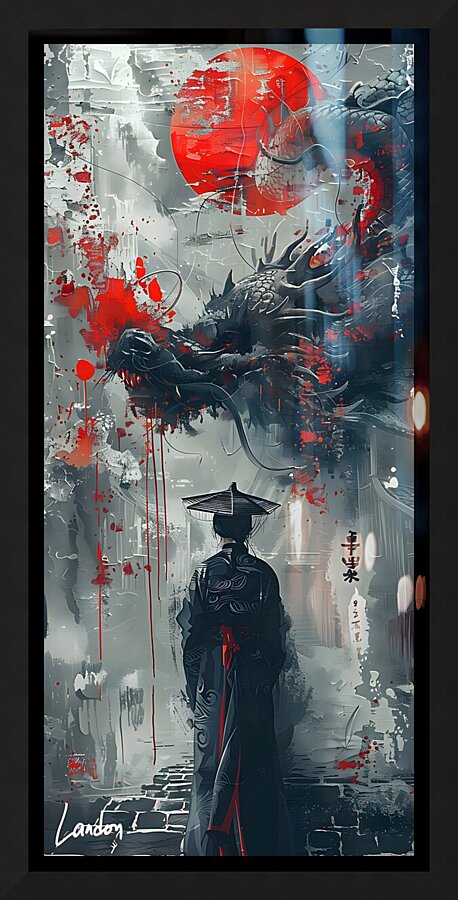 The Dragon 2 Picture Frame print