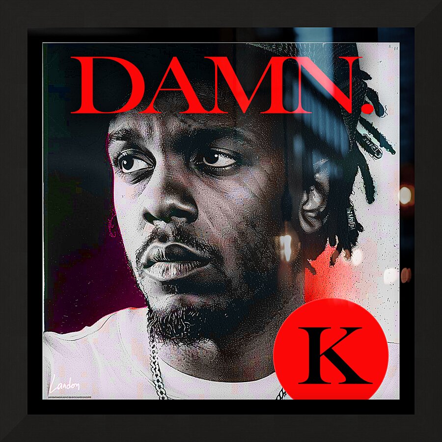 K Dot Picture Frame print
