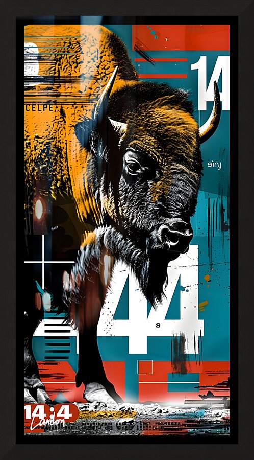 The Buffalo 1 Picture Frame print