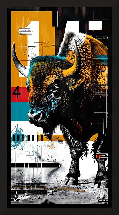 The Buffalo 2 Picture Frame print