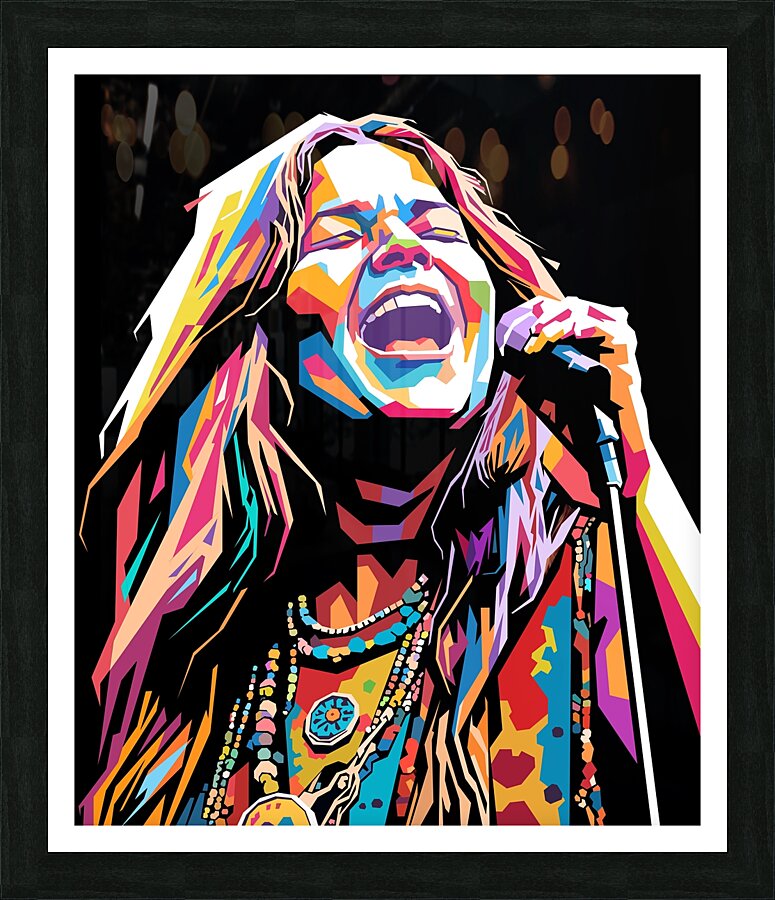 Janis Joplin art by Hantamrata Wall Art