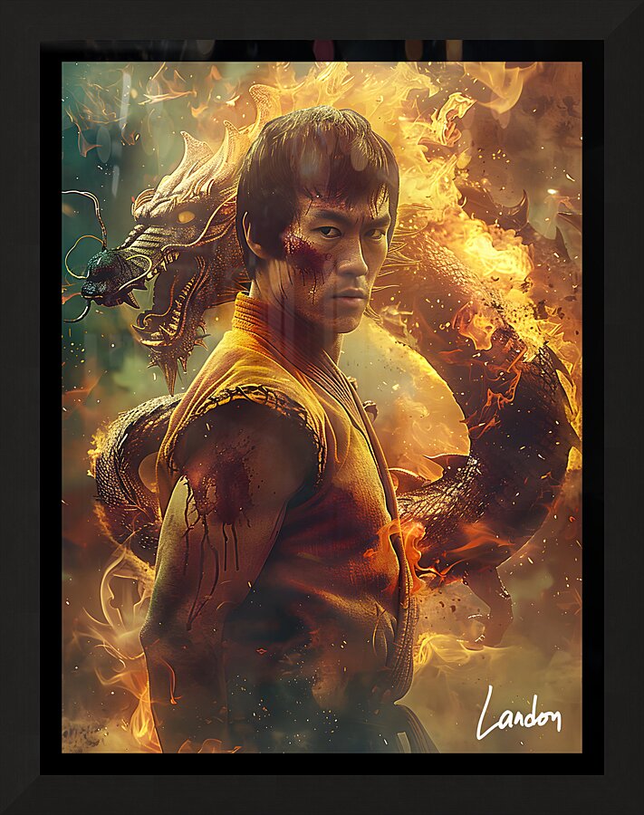 Bruce Picture Frame print