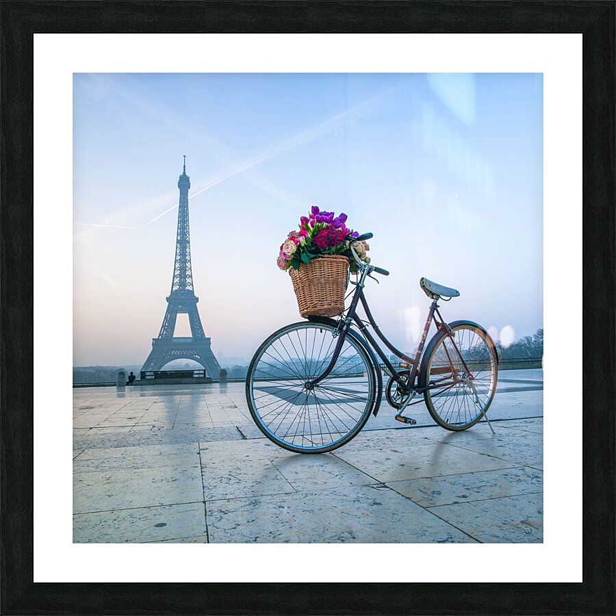 Paris Love Ride Picture Frame print