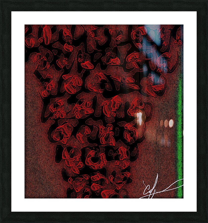Schwindeformen Picture Frame print