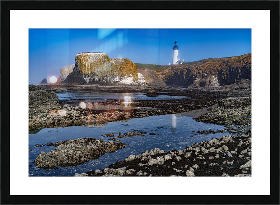 Yaquina Head Morning Picture Frame print