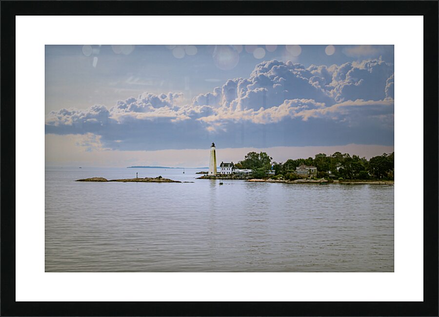 New London Harbor Lighthouse Picture Frame print