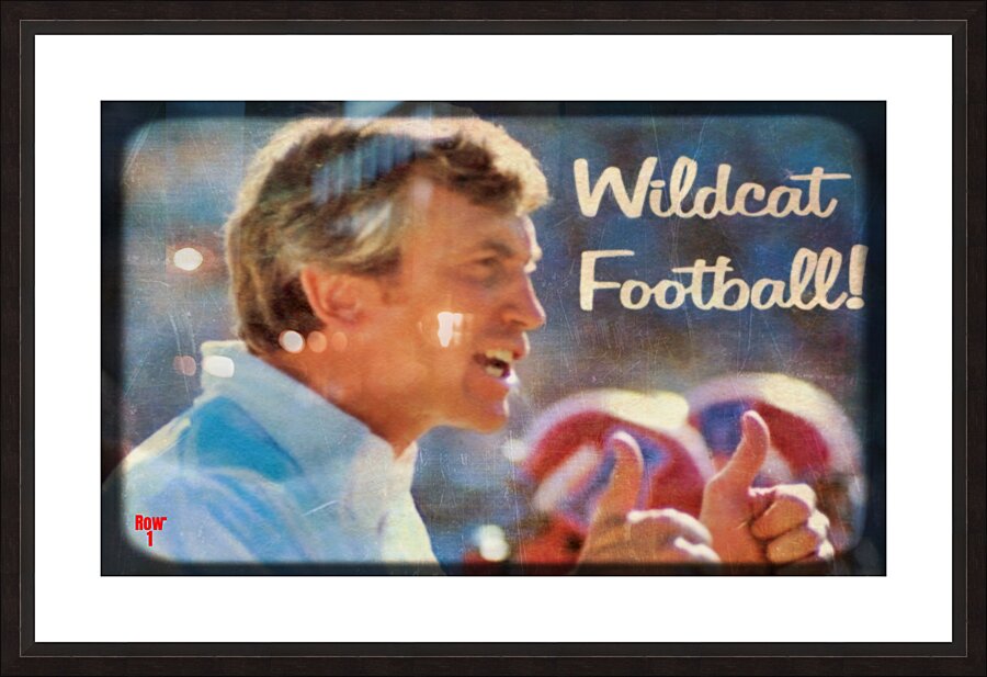 1981 Arizona Wildcats Football Viewfinder Art  Picture Frame print