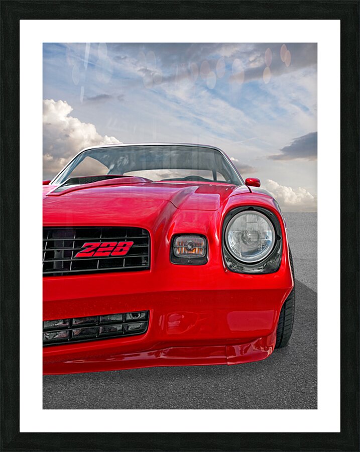 Re-sale Red - 78 Camaro Z28 Picture Frame print