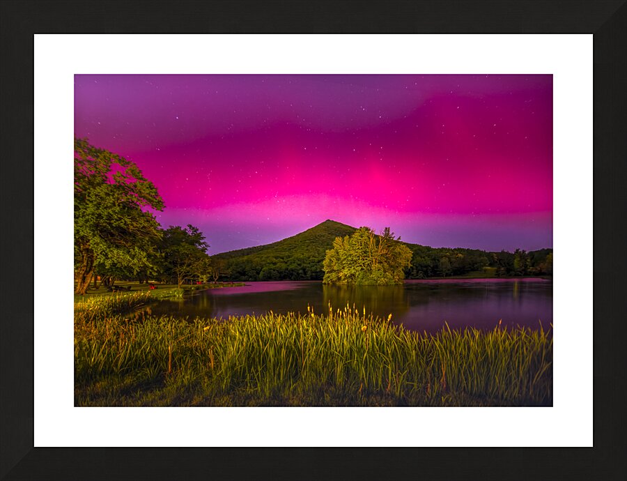 Blue Ridge Parkway Peaks of Otter 1  Framed Print Print