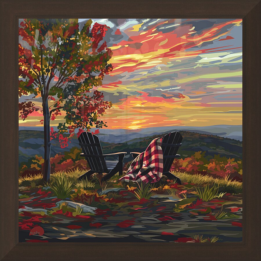 Adirondack Adagio Picture Frame print