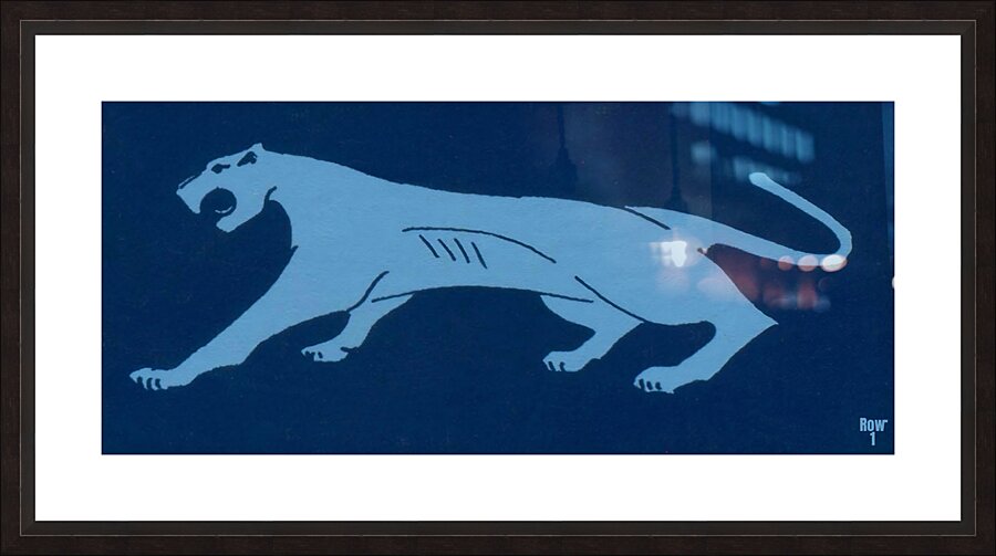 Throwback Mascot Art Picture Frame print