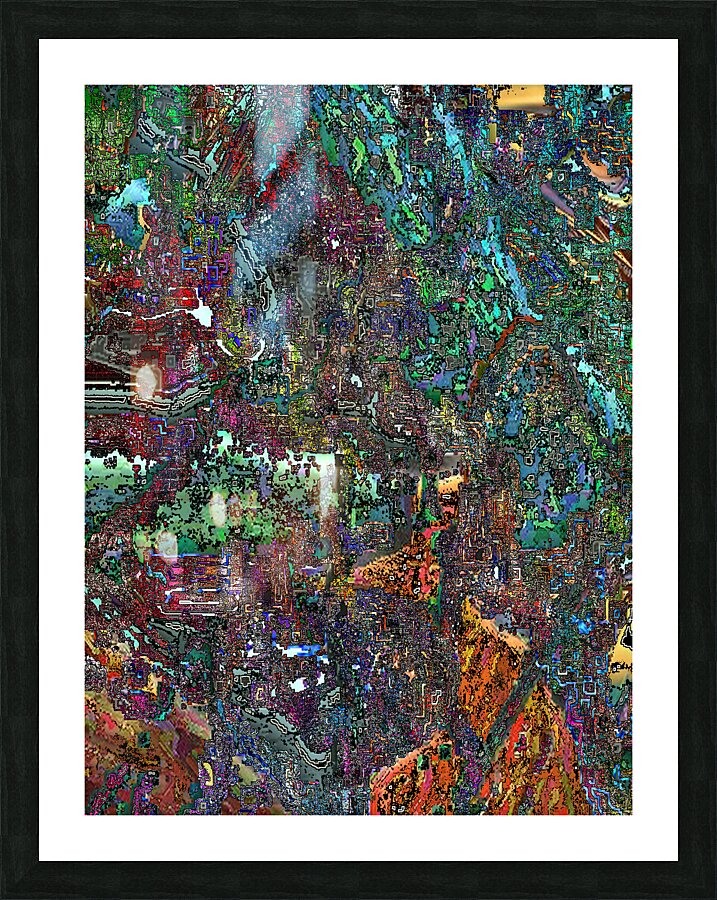 College town Picture Frame print