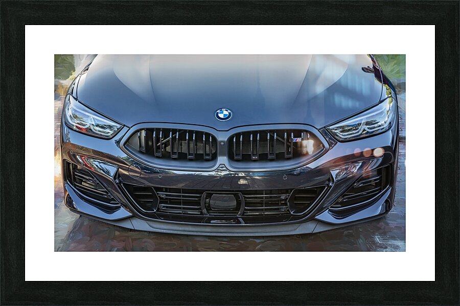 1N3A4223 2024 BMW 850I Enhanced SR Topaz Picture Frame print