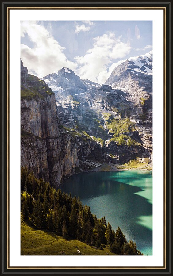 Oeschinen Lake switzerland Picture Frame print