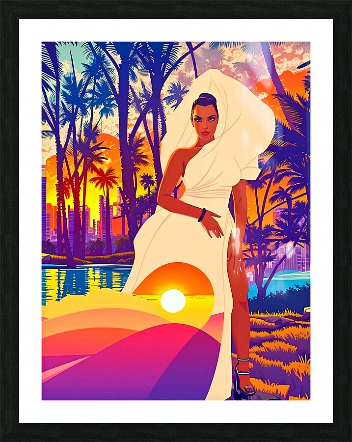 Celebrity Picture Frame print