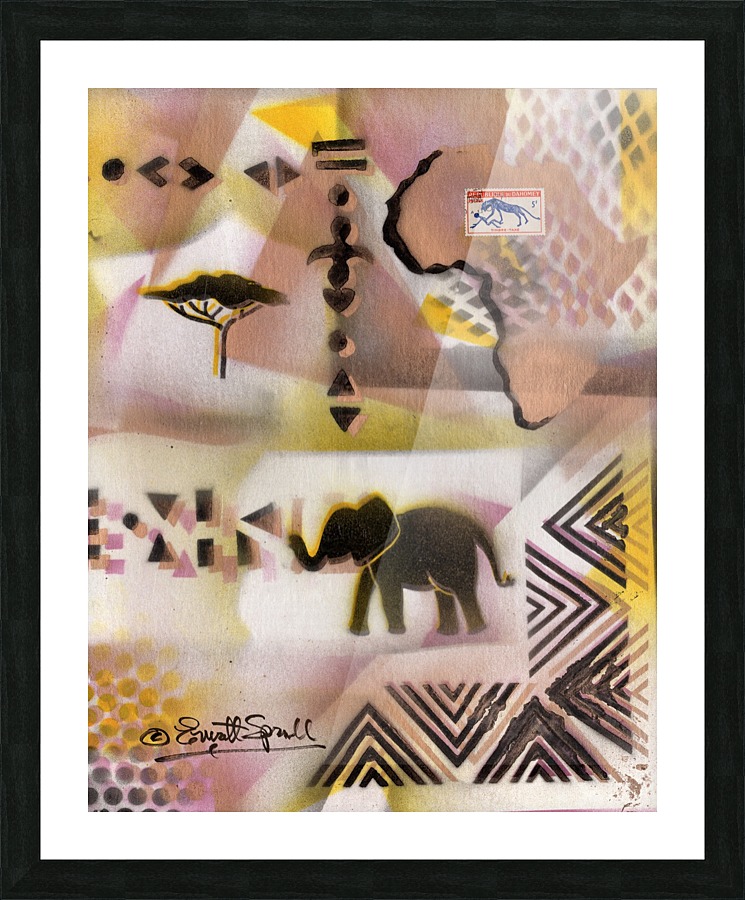 CULTURAL REMNANT - J  Framed Print Print