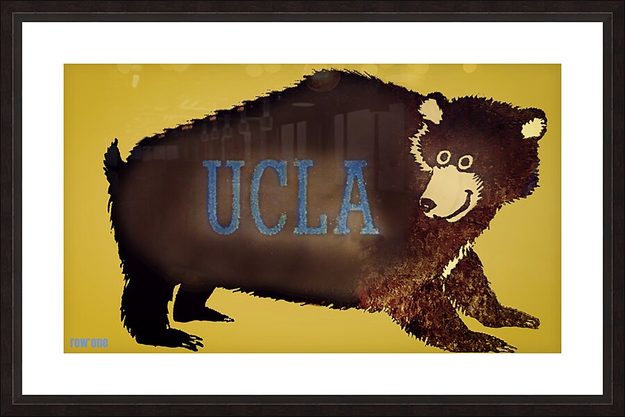 Vintage UCLA Mascot Art Picture Frame print