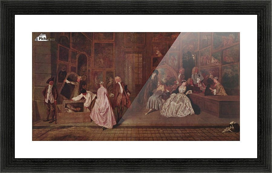 Gersaints Ladenschild Picture Frame print