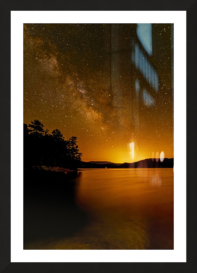 Bolar Mountain Sunset Milky Way 1 Picture Frame print