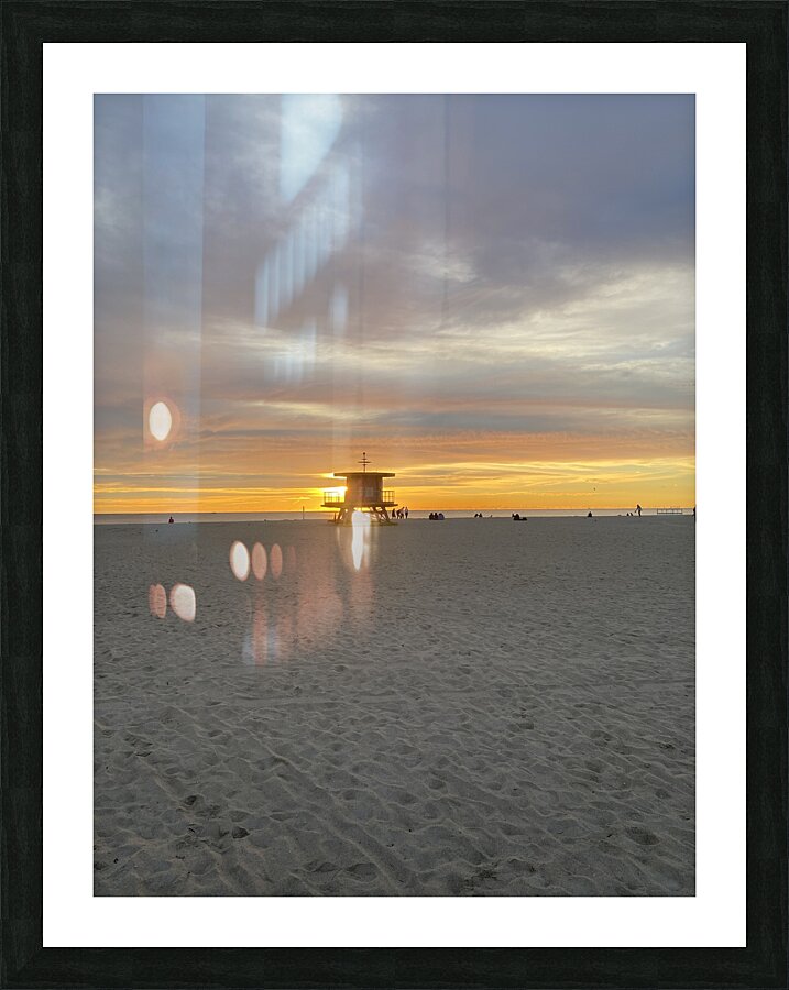 Miami Beach Picture Frame print