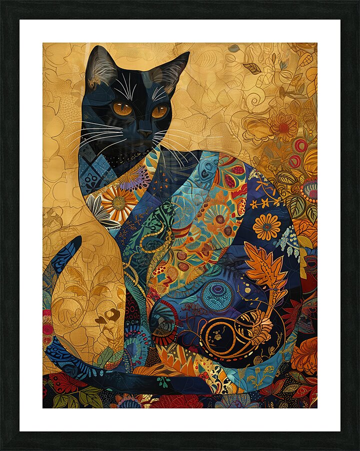 Purr Palette Picture Frame print