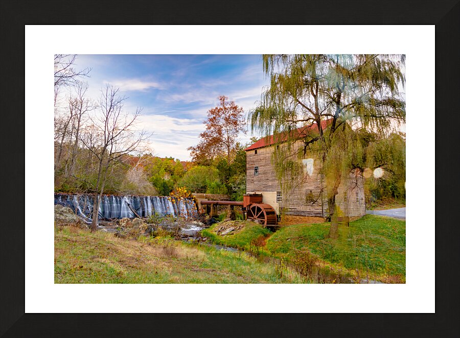 Brightwell Mill Amherst County Virginia Landscape Picture Frame print