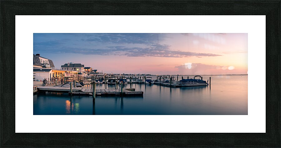 Greater Wildwood Yacht Club Sunset Picture Frame print