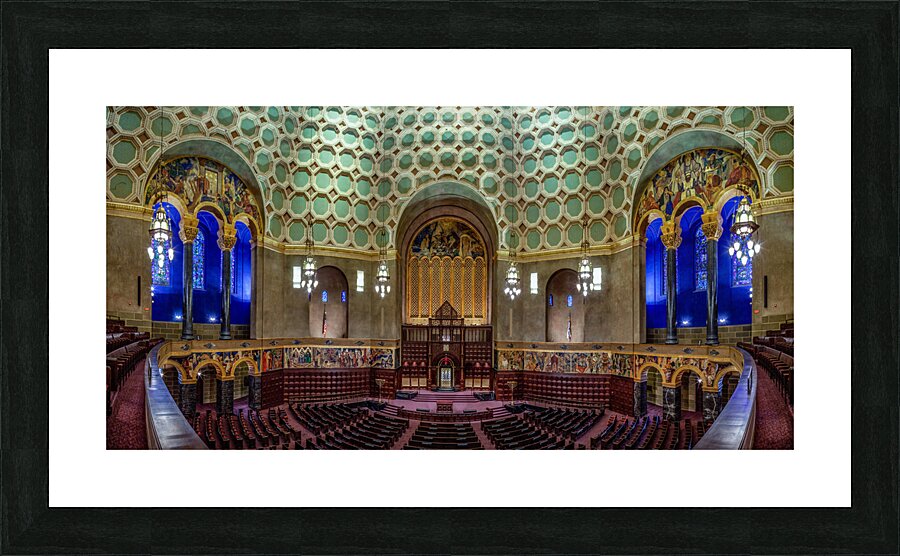 Wilshire Blvrd Temple Los Angeles  Picture Frame print