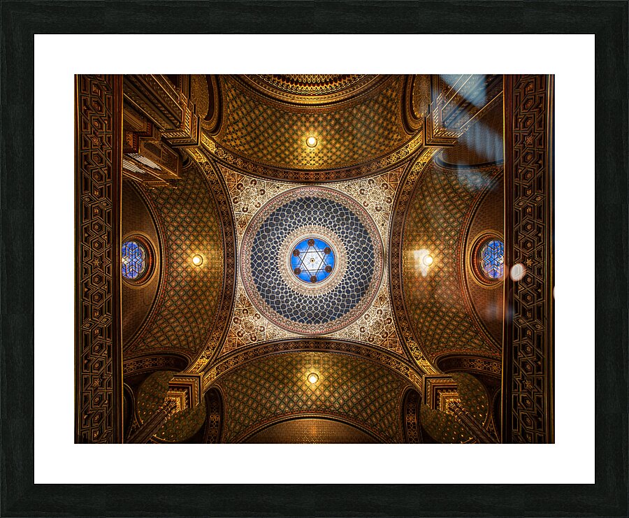 Spanish Synagogue Prague  Picture Frame print