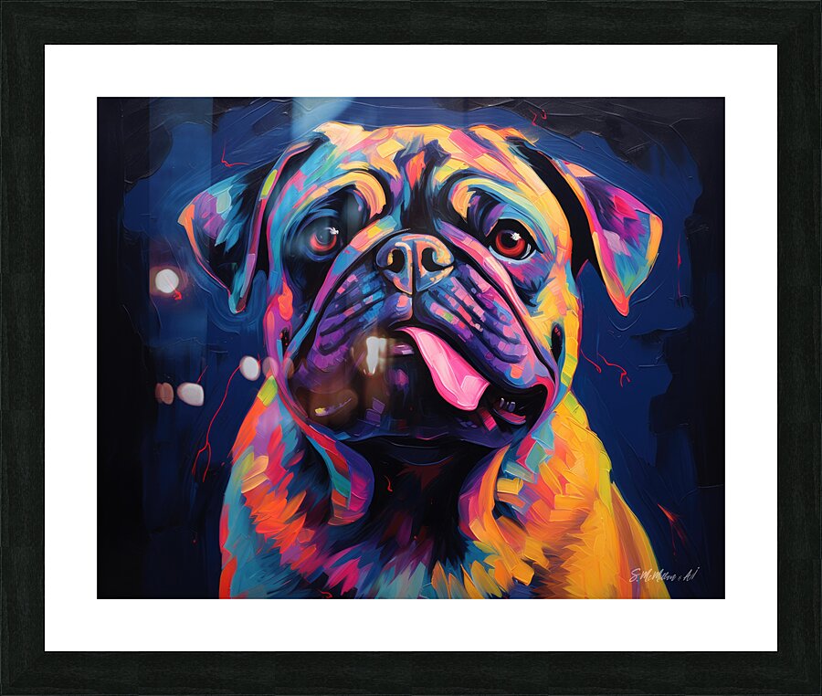 Pug   Framed Print Print