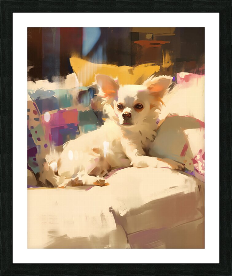 Sunny Morning on the Couch Picture Frame print