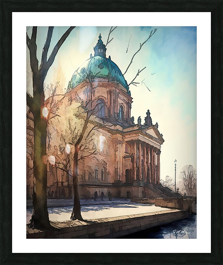 Berlin Cathedral  Picture Frame print