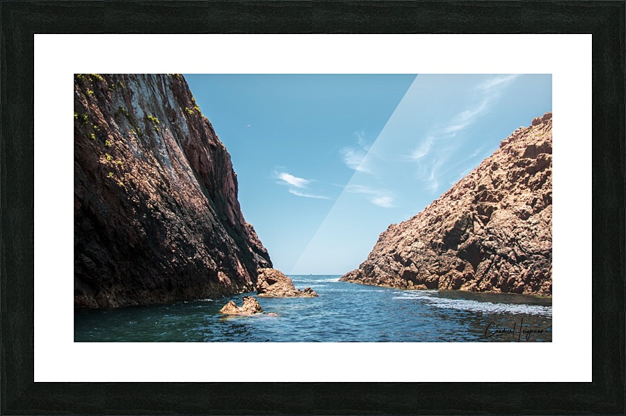 Ocean Canyon  Framed Print Print