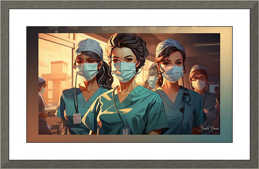 Team Work Picture Frame print