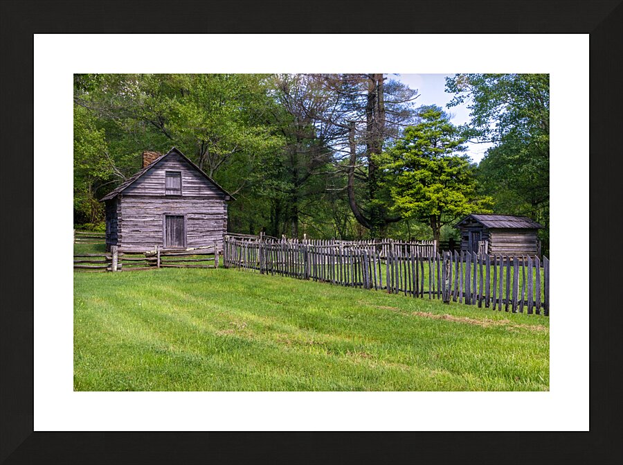 Puckett Cabin Homestead Picture Frame print