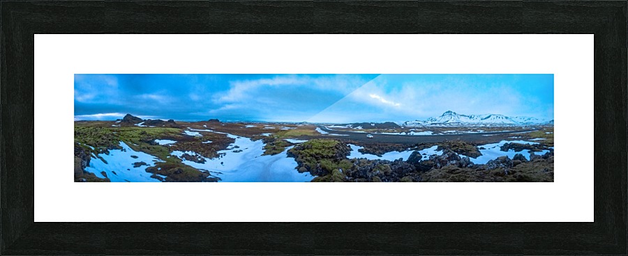 Iceland panorama  Framed Print Print