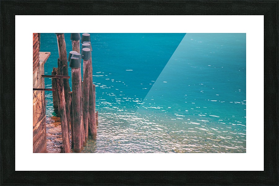 Pilings Picture Frame print