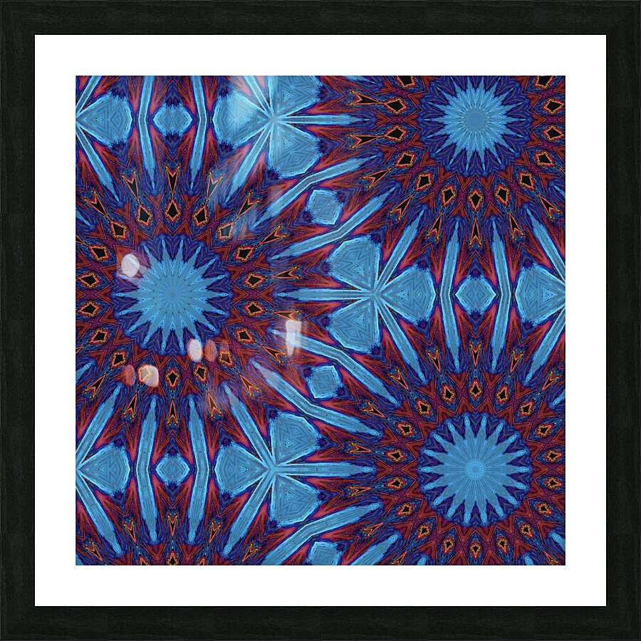 Abstract Shapes in Motion Picture Frame print