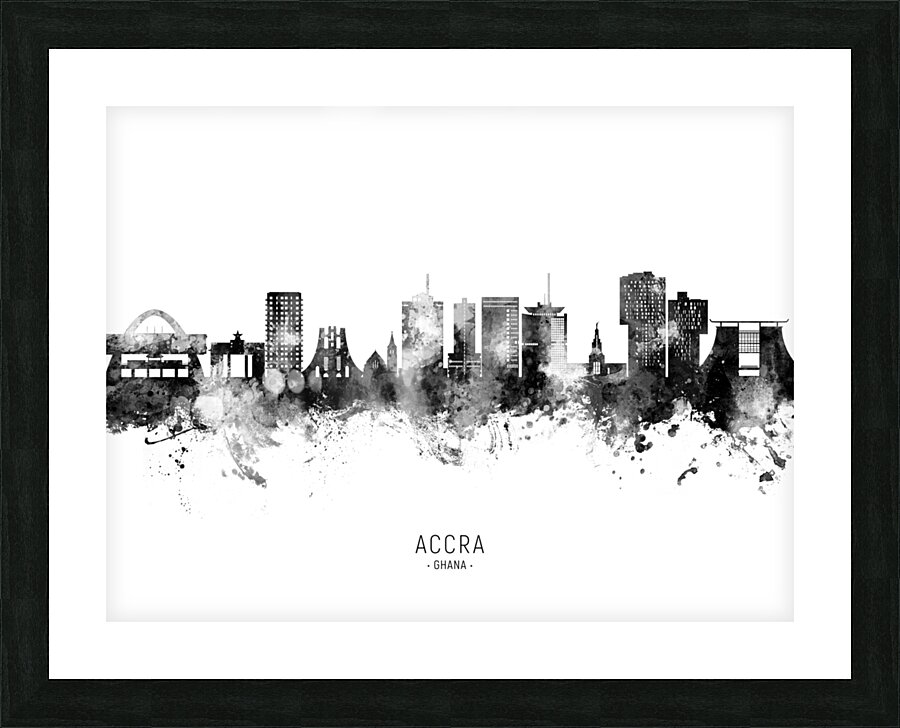 Accra Ghana Skyline Picture Frame print
