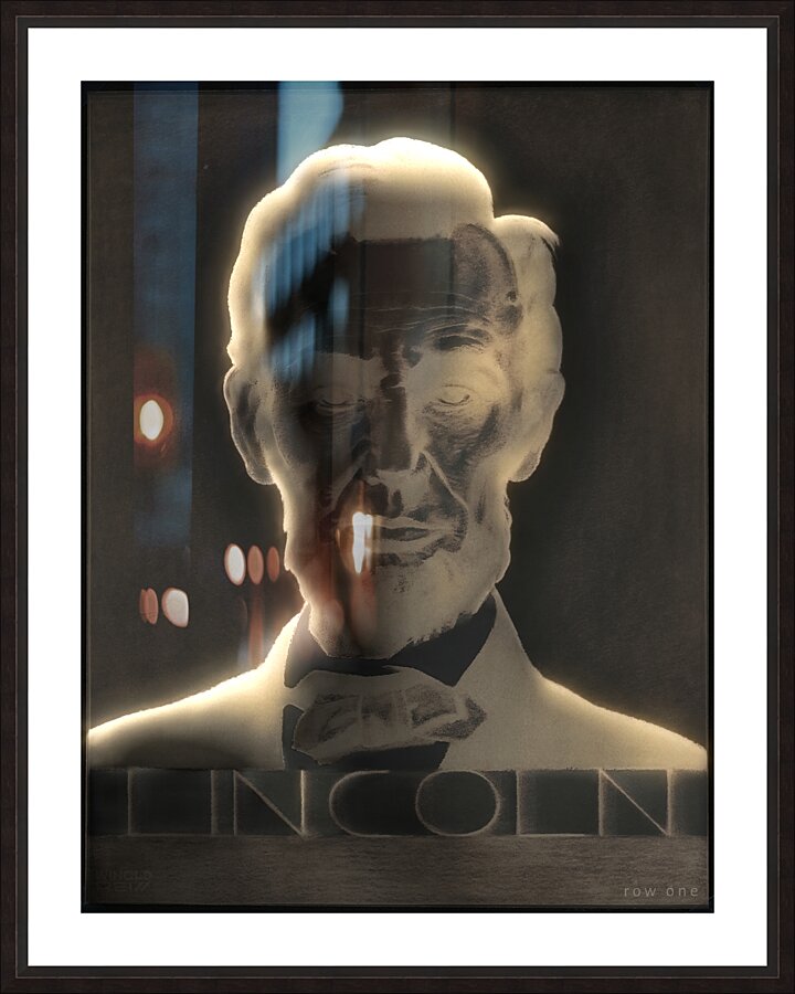 Abraham Lincoln Remix Art Picture Frame print