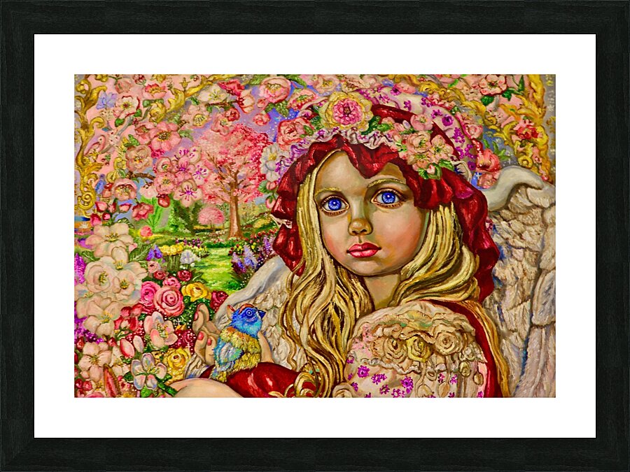 Yumi Sugai.Angel of March and April. Picture Frame print