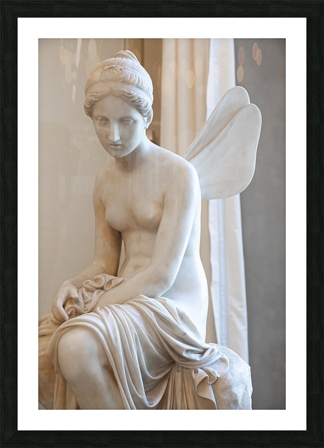 Psyche Abandoned by Pietro Tenerani 1819 Carrara marble - the  Picture Frame print