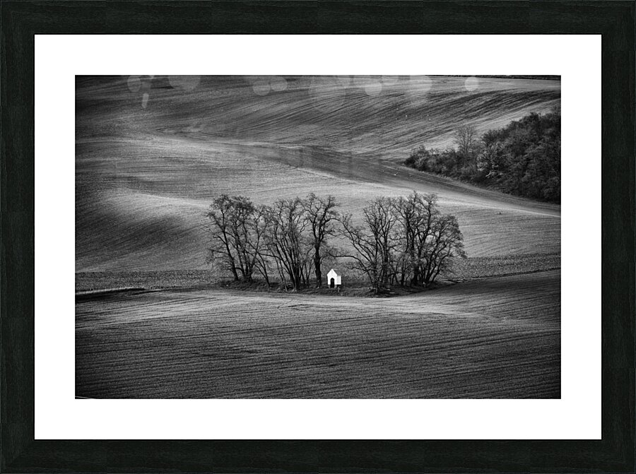 Little Chapel in Moravia Picture Frame print