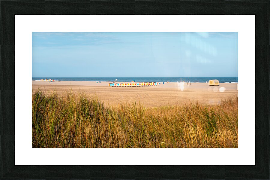 Wildwood Beach Over the Sand Dunes Picture Frame print