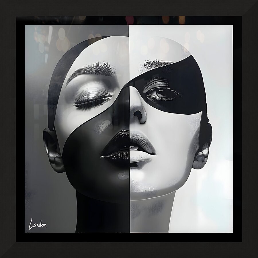 Duality of Elegance 2 Picture Frame print