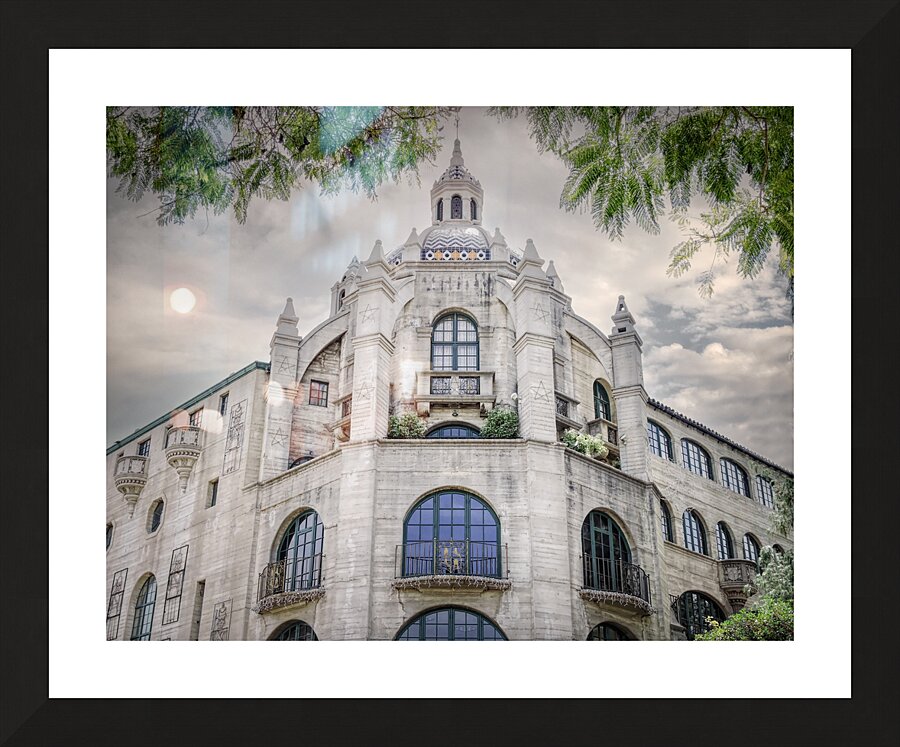 Riverside California Mission Inn Dome Picture Frame print